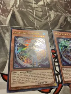 Yu-Gi-Oh! Dracotail Faimena X3 Playset JUSH-EN002 Ultra Rare - Image 2