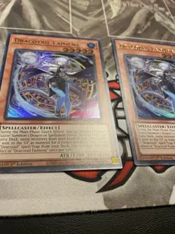 Yu-Gi-Oh! Dracotail Faimena X3 Playset JUSH-EN002 Ultra Rare - Image 4