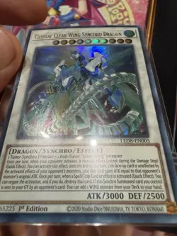 Crystal Clear Wing Synchro Dragon LED8-EN005 Legendary Duelists: Synchro LP - Image 2