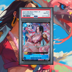 2024 ONE PIECE JAPANESE PRB01-PREMIUM BOOSTER ALT ART #078 BOA HANCOCK PSA 10 - Image 1