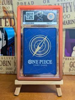 Monkey D Luffy P-043 PROMO 2nd Anniversary Stamp ONE PIECE ACE 10 With Guard - Image 5