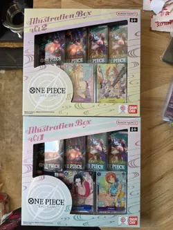 One Piece Illustration Box Volume 1 and Vol 2. Brand New/Sealed. Rare. Free Ship - Image 1