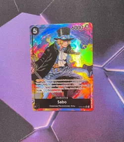 One Piece: Kingdoms of Intrigue OP04-083 Sabo (Alternate Art / Parallel) - M/NM - Image 1