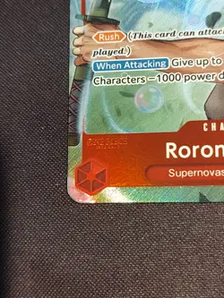 One Piece English OP14-015 Roronoa Zoro R Alt Art The Azure Sea's Seven - Image 3
