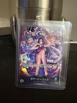 One Piece TCG Boa Hancock Alt Art Leader OP07-038 Japanese - Image 1