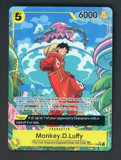 One Piece Monkey D Luffy OP07-109 Two Legends Alt Art Treasure Rare SR - Image 1
