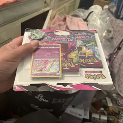 Pokemon TCG SWSH Fusion Strike 3 Pack Blister Booster New Sealed auction # 3 - Image 4