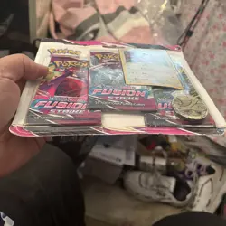 Pokemon TCG SWSH Fusion Strike 3 Pack Blister Booster New Sealed auction # 4 - Image 3