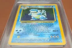 POKEMON TCG BLASTOISE 2/102 BASE SET RARE HOLO GET GRADED GRADE 4 STUNNING CARD - Image 2