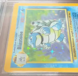 POKEMON TCG BLASTOISE 2/102 BASE SET RARE HOLO GET GRADED GRADE 4 STUNNING CARD - Image 5