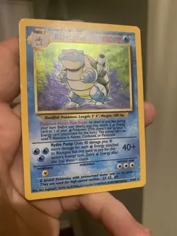 Blastoise - 2/102 - Pokemon TCG Base Set Unlimited Holo Rare Card WOTC MP - Image 3
