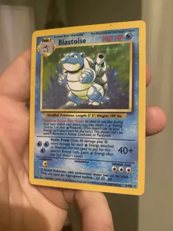 Blastoise - 2/102 - Pokemon TCG Base Set Unlimited Holo Rare Card WOTC MP - Image 4