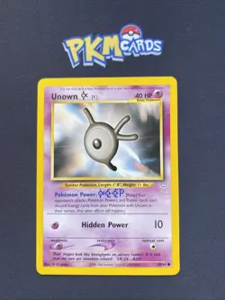 Pokemon TCG Unown K Neo Revelation 58/64 Regular LP. - Image 1