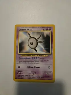 Pokemon TCG Unown K Neo Revelation 58/64 Regular LP. - Image 1