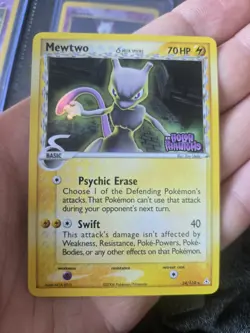 Mewtwo (Delta Species) 24/110 - EX Holon Phantoms Stamped Reverse Holo NM/LP - Image 1
