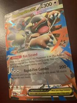 Mega Kangaskhan ex 104/132 Mega Evolution Double Rare Holo Pokemon TCG Card NM - Image 2