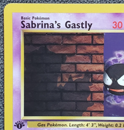 1st Edition Sabrina’s Gastly - Gym Challenge - #96/132 - Vintage Pokemon Card - Image 2