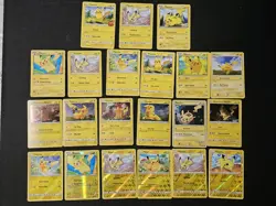Large Pokemon Pikachu Card Lot - Regular, Holo, And Reverse Holo - Image 1