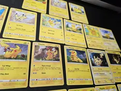 Large Pokemon Pikachu Card Lot - Regular, Holo, And Reverse Holo - Image 5