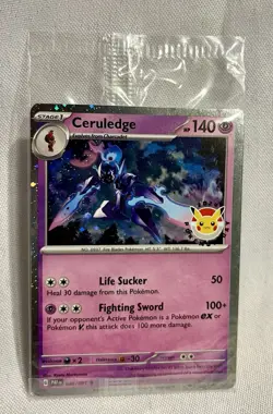 Ceruledge - Pokemon Day 2024 - Stamped Sealed Promo Card - 040/091 - Holo Rare - Image 1