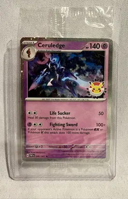 Ceruledge - Pokemon Day 2024 - Stamped Sealed Promo Card - 040/091 - Holo Rare - Image 4