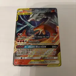 Pokemon TCG Reshiram & Charizard GX Holo Card 20/214 Unbroken Bonds - Image 1