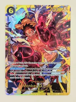 OP10-118 Monkey.D.Luffy SEC - One Piece TCG English Card Near-Mint Secret Rare - Image 1