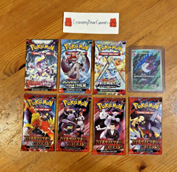 Pokemon TCG English Pack Bundle: 7 English Packs Plus Free IR Card! - Image 1