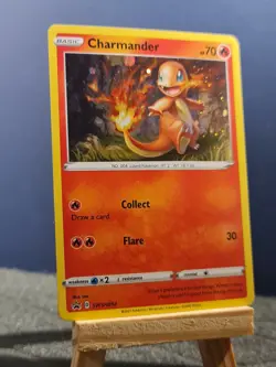 Charmander SWSH092 Holo PromoSword & Shield Promos Pokemon Card NM - Image 2