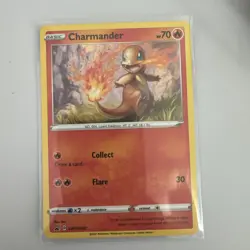 Charmander SWSH092 Black Star Promo Cosmos Holo Pokemon Card LP - Image 1