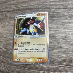 Armaldo ex - 16/17 - Cosmos Holo Rare - Pop Series 1 - Pokemon Card - LP/MP - Image 1