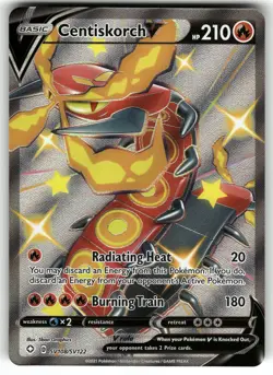 Centiskorch V SV108/SV122 Shining Fates: Shiny Vault NM Pokemon Card TCG - Image 1