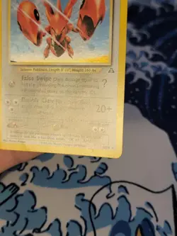 Scizor Holo Rare Neo Discovery 10/75 LP Pokemon Card WOTC - Image 4
