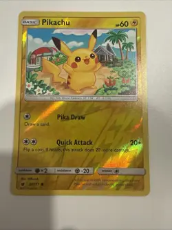 Pokemon Pikachu TCG Crimson Invasion Card 30/111 Reverse Holo - Image 1