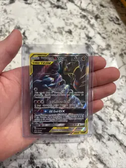Pokemon TCG Garchomp & Giratina GX SM193 Sun & Moon Promo Card - Image 1
