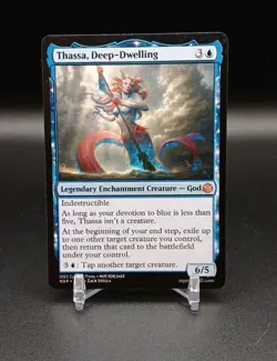 Custom Game Card-Thassa, Deep-Dwelling-LP Condition - Image 1