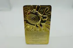 POLIWHIRL 1999 Pokemon Gold Plated Card Nintendo Burger King - Image 2