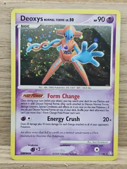 Deoxys Normal Forme Lv.50 1/146 Legends Awakened Holo Pokemon Card TCG (17) - Image 1