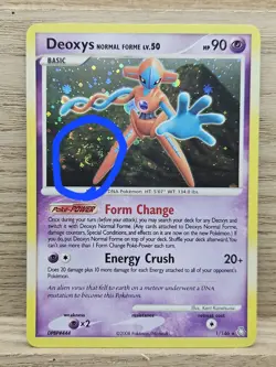 Deoxys Normal Forme Lv.50 1/146 Legends Awakened Holo Pokemon Card TCG (17) - Image 2