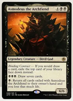 Asmodeus the Archfiend -#88-MTG-Adventures in the Forgotten Realms-Regular-NM - Image 1
