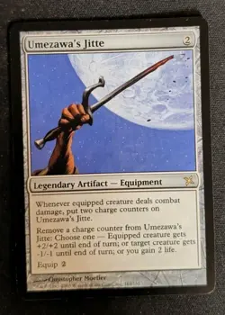 MTG Umezawa’s Jitte - Betrayers Of Kamigawa #163 Rare - Image 1