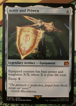 MTG ~ Aettir and Priwen ~ Final Fantasy ~ Near Mint - Image 1