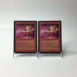 (2) MTG Shock Stronghold Magic The Gathering Vintage 1998 - Image 1