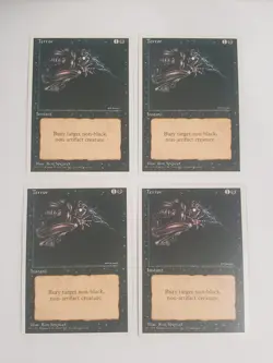 MTG Playset 4x Terror (4th Edition/Black/C) - BGM - Image 1