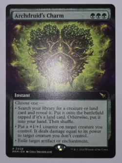 MTG Archdruid's Charm Murders at Karlov Manor 408 Regular Rare - Image 2