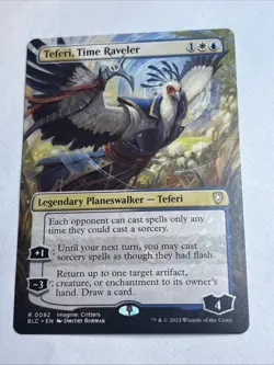 Teferi, Time Raveler (Borderless) Commander: Bloomburrow Regular - Image 1