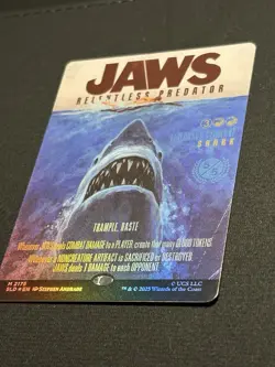 Jaws, Relentless Predator (Rainbow Foil) Secret Lair Drop Foil - Image 2
