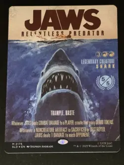 Jaws, Relentless Predator (Rainbow Foil) Secret Lair Drop Foil - Image 3