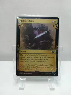 2023 Magic The Gathering Lord of The Rings Hobbits Sting Foil 0471 - Image 1