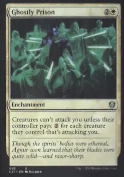 Ghostly Prison - Commander 2021: #92, Magic: The Gathering Nm C291 - Image 1